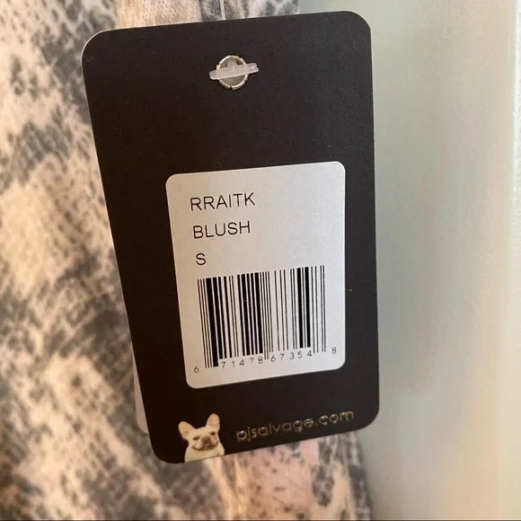 Pj Salvage Pink/Gray Snake Print Tank Top (S) - Picture 5 of 7